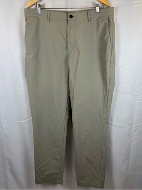 Banana Republic Khaki Performance Chino Pants 38x32 Stretch Casual